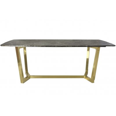 Stół Roseta złoty/brązowy 75/100/200 cm