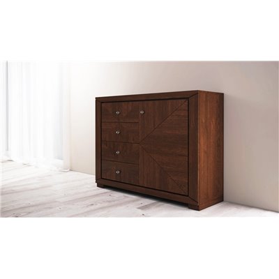 Cube - Komoda 130 z intarsją