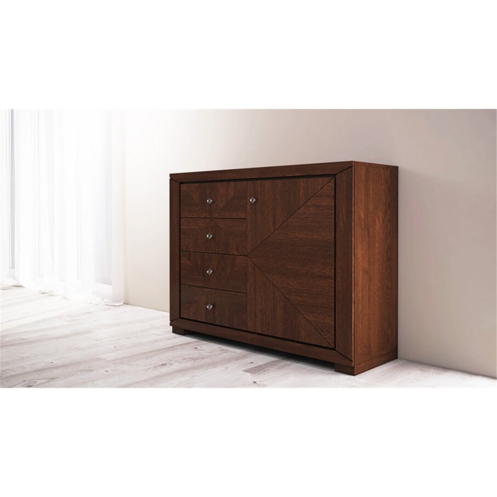 Cube - Komoda 130 z intarsją