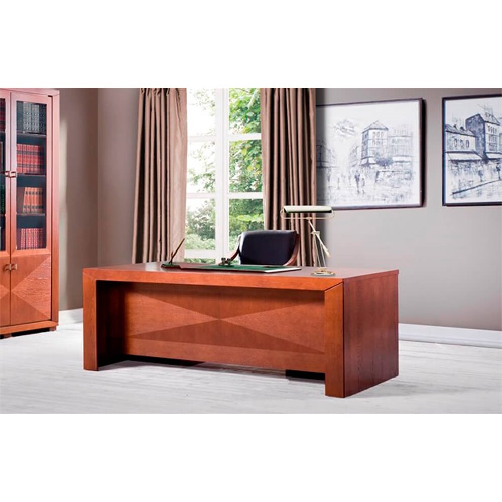 Cube - Biurko 160 z intarsją