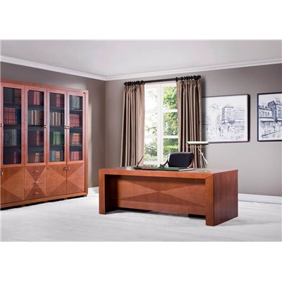 Cube - Biurko 160 z intarsją