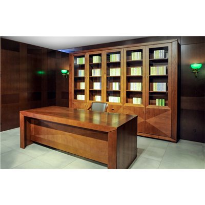 Cube - Biurko 160 z intarsją