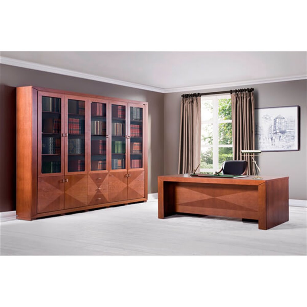 Cube - Biblioteka 290 z intarsją.