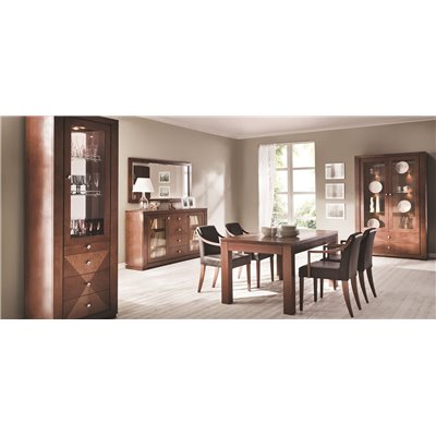 Cube - stół z intarsją 140/190