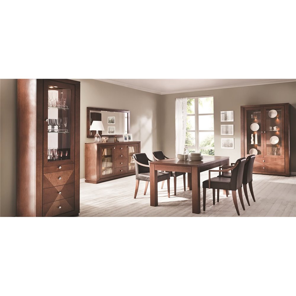 Cube - stół z intarsją 140/190