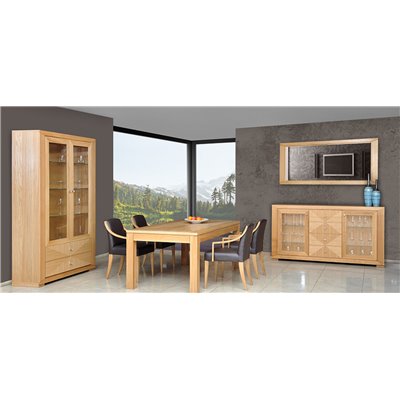 Cube - stół z intarsją 140/190