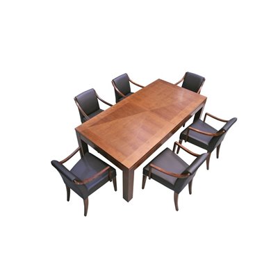 Cube - stół z intarsją 200/300