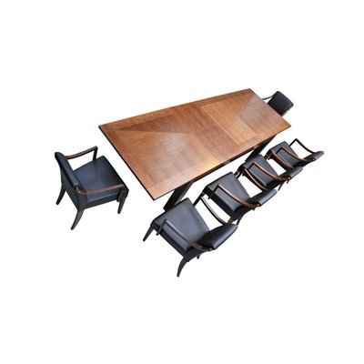 Cube - stół z intarsją 200/300