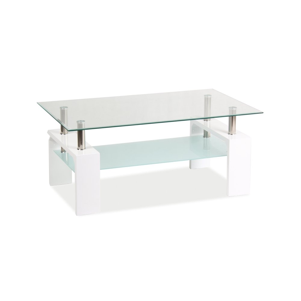 Lisa Basic II - Ława (biały lakier)