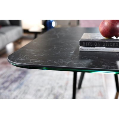 Lafayette - Stół (spiek + szkło, beczka)