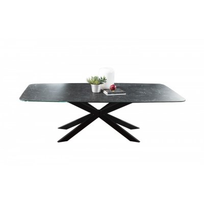 Lafayette - Stół (spiek + szkło, prostokąt)