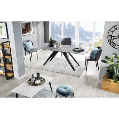 Julietta - Stół (spiek + szkło, beczka)