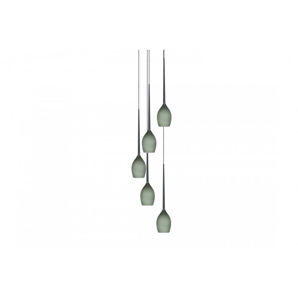 Izza 5 olive - Lampa wisząca