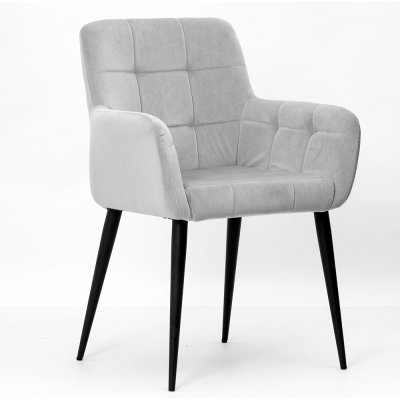 Krzesło VENUS jasnoszary/ noga czarna