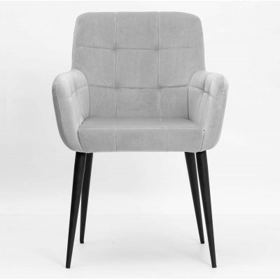 Krzesło VENUS jasnoszary/ noga czarna