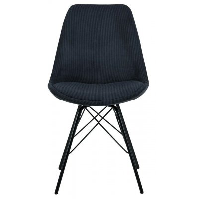 Krzesło Eris Sztruks Antracytowe