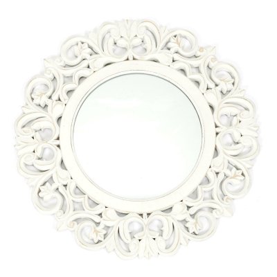 Lustro Sculpted białe