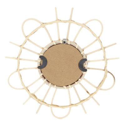 Zestaw 3 luster rattanowych Lipsi