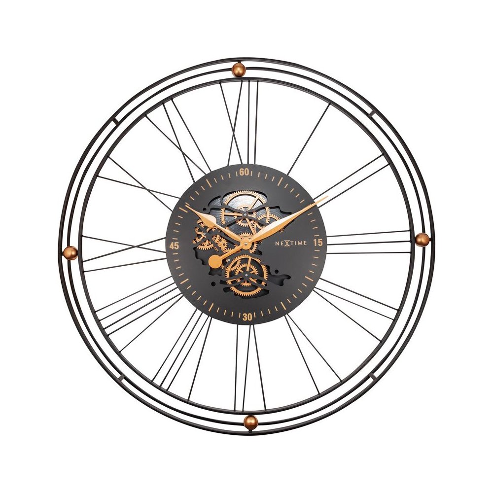 Zegar 3260 GO "Roman Gear Clock XXL"