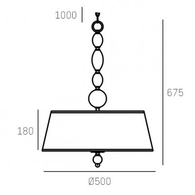Cancun - Lampa wisząca