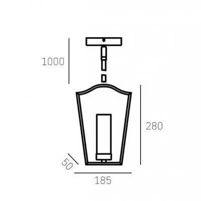 Dublin - Lampa wisząca IV