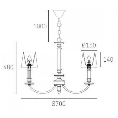 Siena - Lampa wisząca