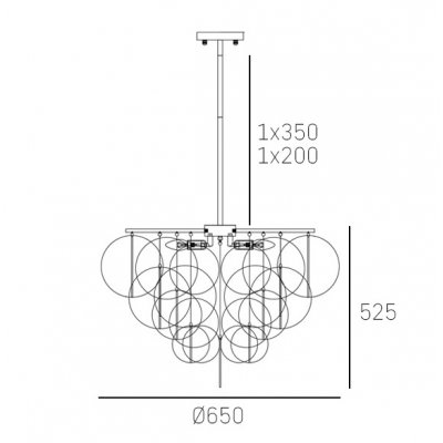 Tromso - Lampa wisząca