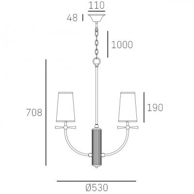 Bow - Lampa wisząca