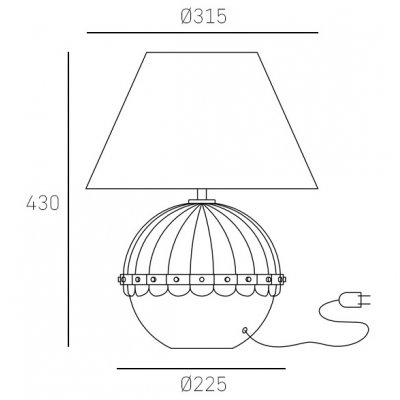 Pralines - Lampa stołowa
