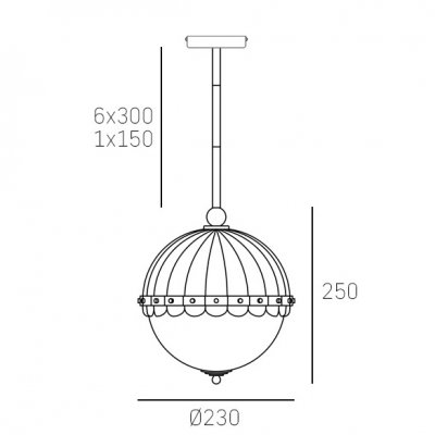 Pralines - Lampa wisząca