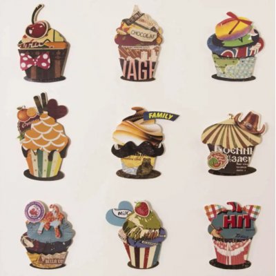 Cup Cakes - Obraz 3D