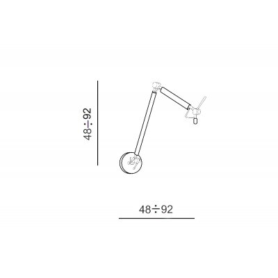 Zyta Wall S Złota I - Kinkiet
