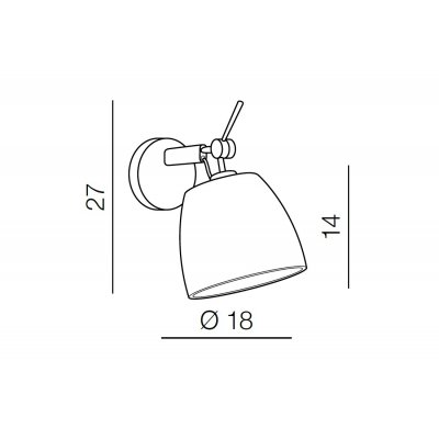 Zyta XS Alu I - Kinkiet