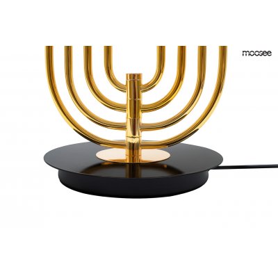 MOOSEE lampa stołowa BOTTEGA złota / czarna