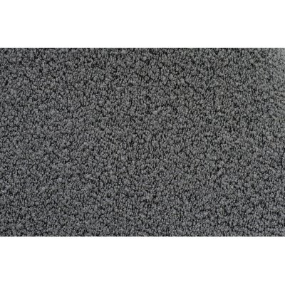 Fotel LOBBY TEDDY szary - stal nierdzewna, czarny opal