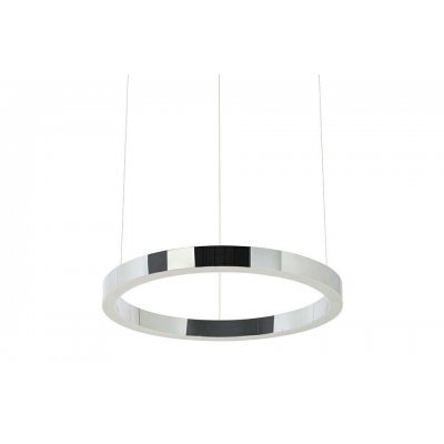 Lampa wisząca RING 40 srebrna - LED, stal polerowana