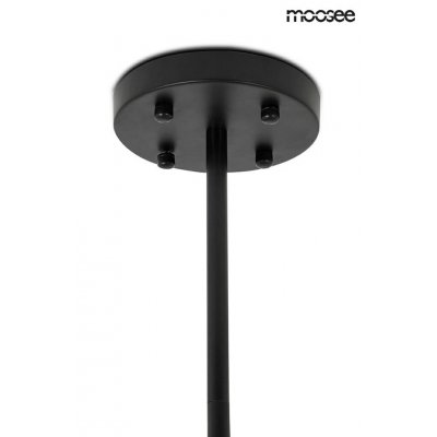 MOOSEE lampa wisząca ASTRIFERO 15 czarna / bursztynowa