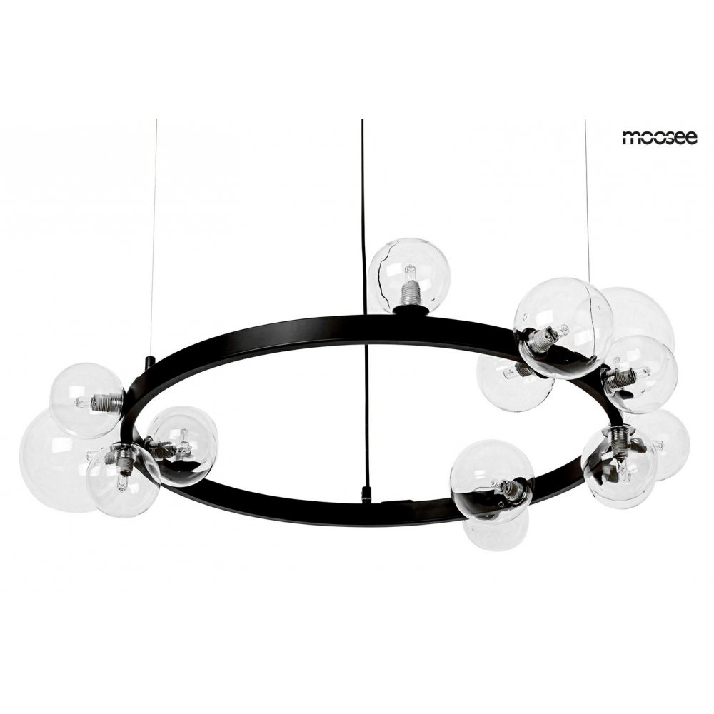 MOOSEE lampa wisząca ALURE 85 czarna