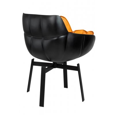 Krzesło obrotowe SHIBA brązowe / czarne