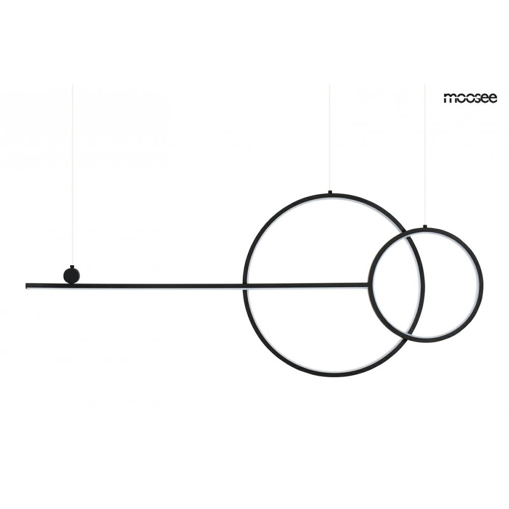 MOOSEE lampa wisząca RAGE czarna