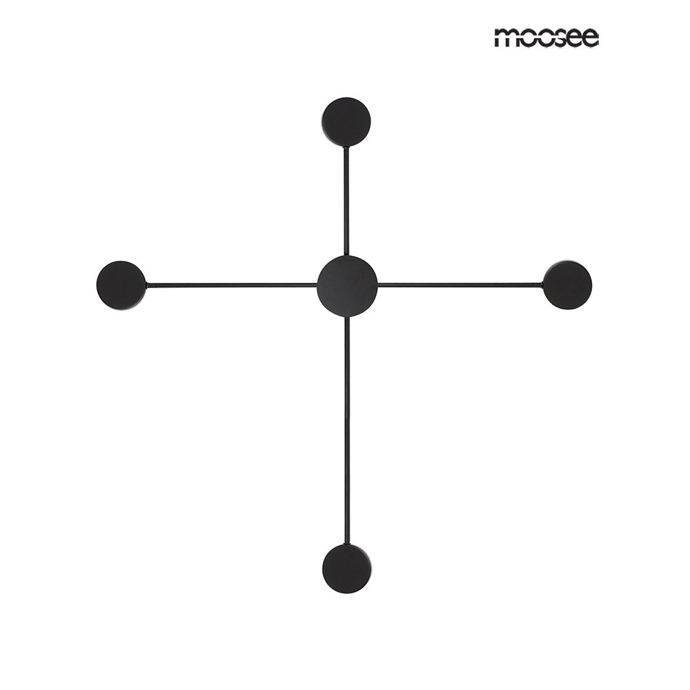 MOOSEE lampa ścienna SHADOW 4 CLOSE czarna