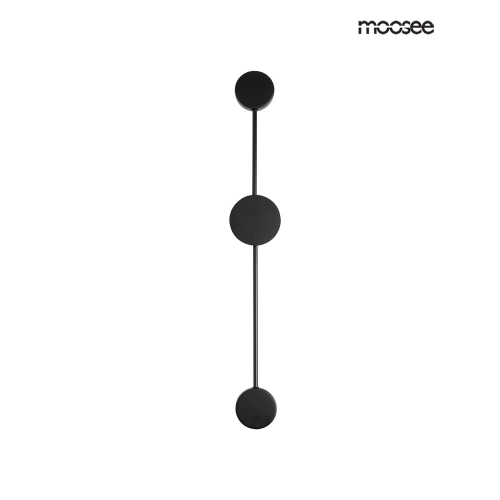 MOOSEE lampa ścienna SHADOW 2 CLOSE czarna