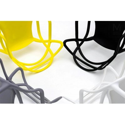 MODESTO krzesło HILO czarne - polipropylen