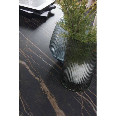 Basserto - Stół (spiek + szkło, okrągły)