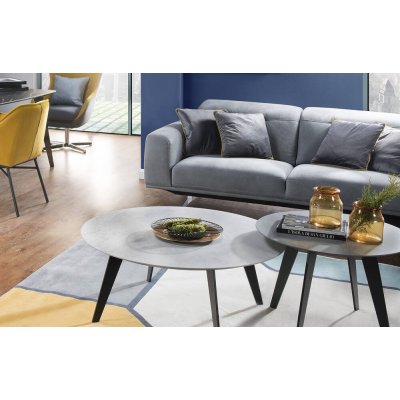 Basserto - Ława (spiek + MDF, okrągły)