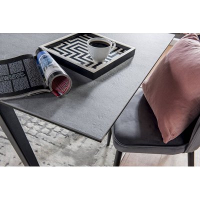 Canaletto - Stół (spiek + szkło, beczka)