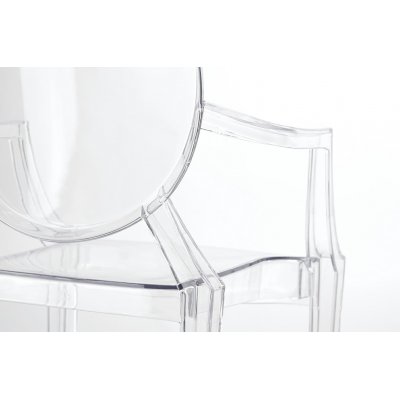 Krzesło LOUIS transparentne - poliwęglan