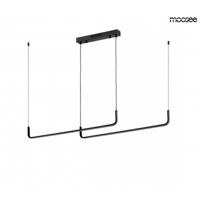 MOOSEE lampa wisząca SHAPE DUO 120 czarna