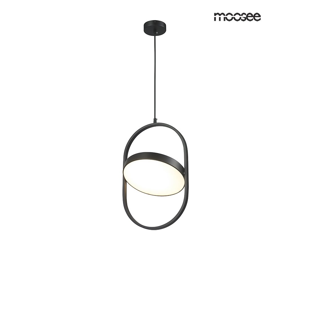 MOOSEE lampa wisząca SPINNER 19 czarna