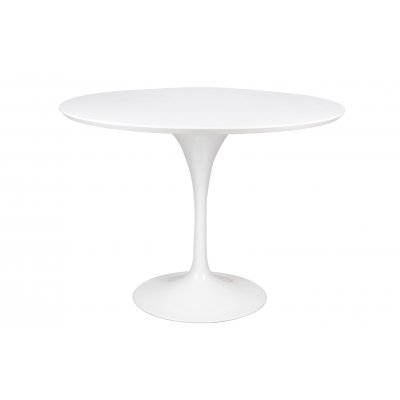 Stół TULIP PREMIUM 100 biały  - MDF, metal